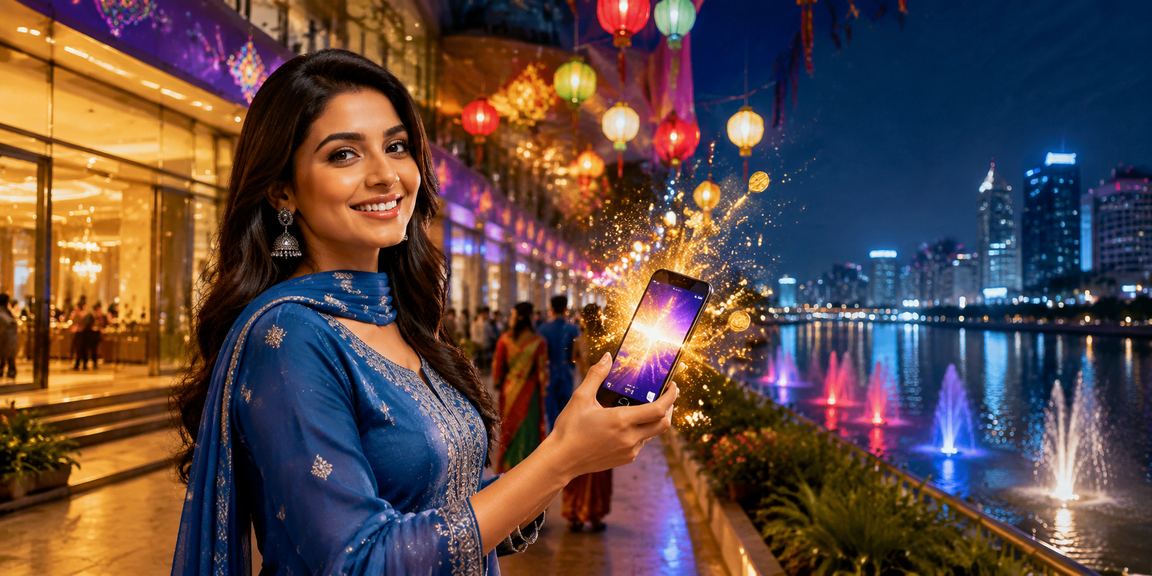 ঢাকায় সালওয়ার-কামিজ পরা একজন নারী মোবাইলে gt25 ক্যাসিনো অ্যাপে নতুন গেম খেলছেন